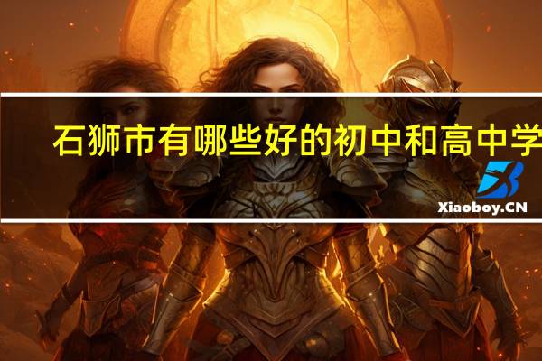石狮市有哪些好的初中和高中学校