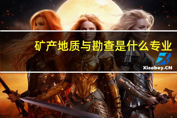 矿产地质与勘查是什么专业
