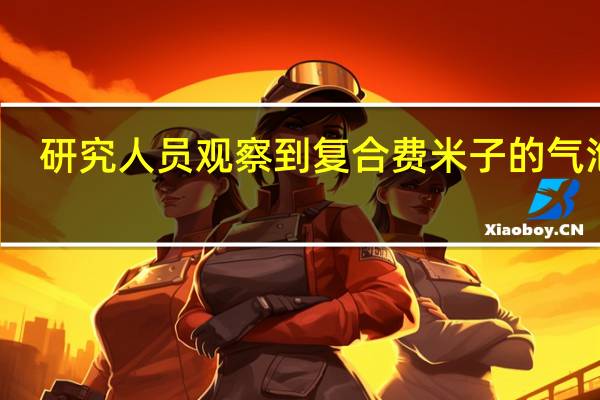 研究人员观察到复合费米子的气泡相