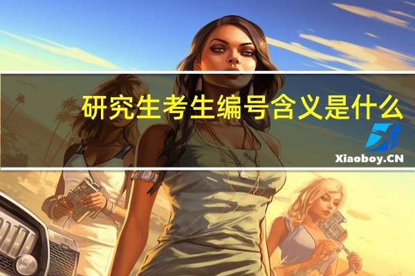 研究生考生编号含义是什么