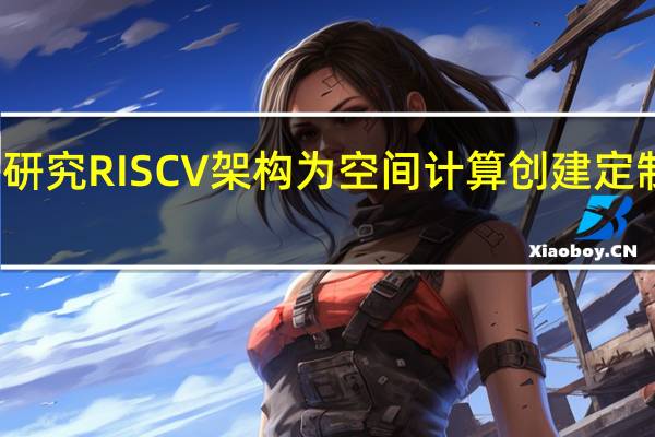 研究RISCV架构为空间计算创建定制系统