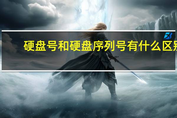 硬盘号和硬盘序列号有什么区别（硬盘号）