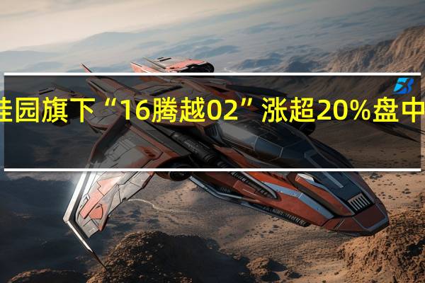碧桂园旗下“16腾越02”涨超20% 盘中临时停牌