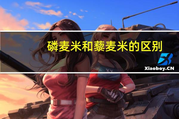 磷麦米和藜麦米的区别