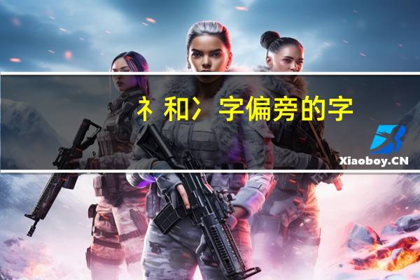 礻和冫字偏旁的字