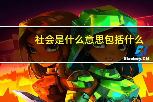 社会是什么意思包括什么(社会是什么意思)