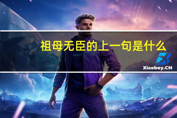祖母无臣的上一句是什么