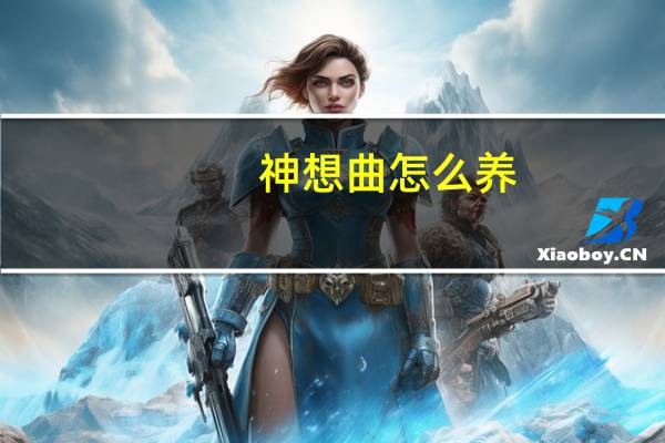 神想曲怎么养