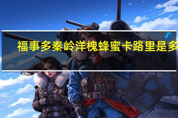 福事多 秦岭洋槐蜂蜜卡路里是多少