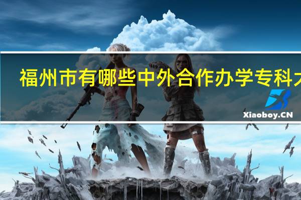 福州市有哪些中外合作办学专科大学