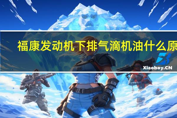 福康发动机下排气滴机油什么原因