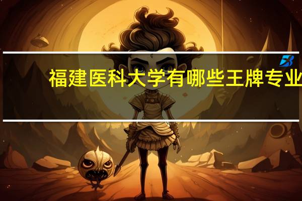 福建医科大学有哪些王牌专业