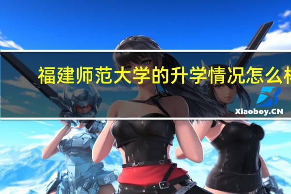福建师范大学的升学情况怎么样