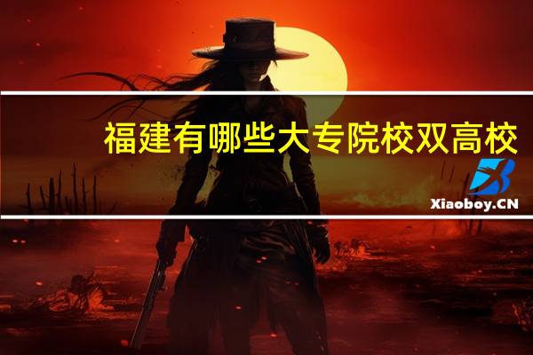 福建有哪些大专院校双高校