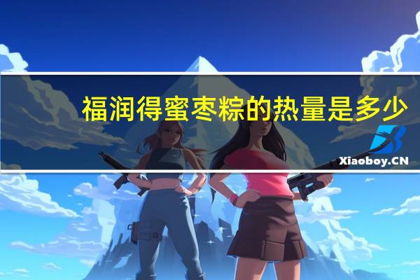 福润得 蜜枣粽的热量是多少