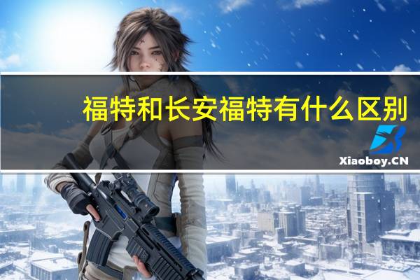 福特和长安福特有什么区别