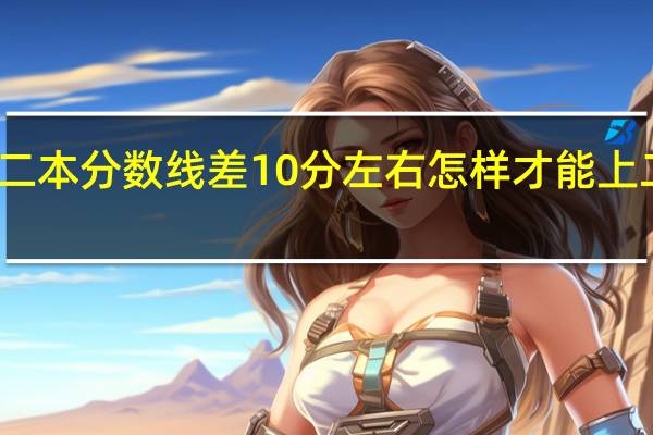 离二本分数线差10分左右怎样才能上二本院校