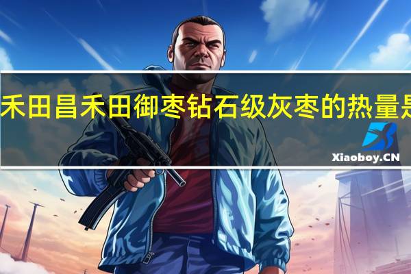 禾田昌 禾田御枣钻石级灰枣的热量是多少