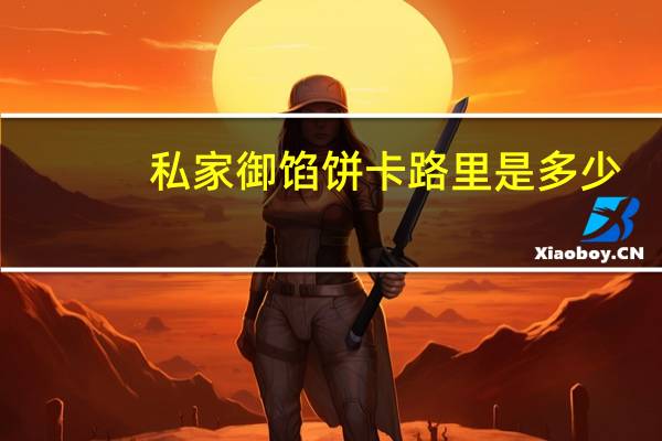 私家 御馅饼卡路里是多少