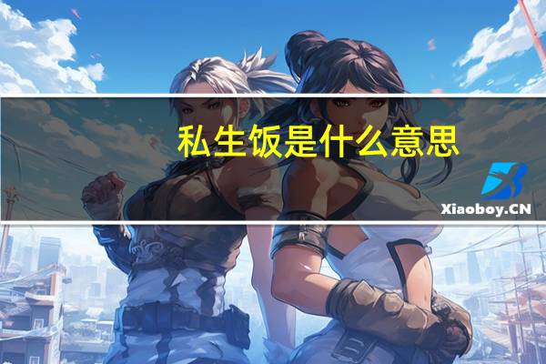 私生饭是什么意思(关于私生饭是什么意思的介绍)