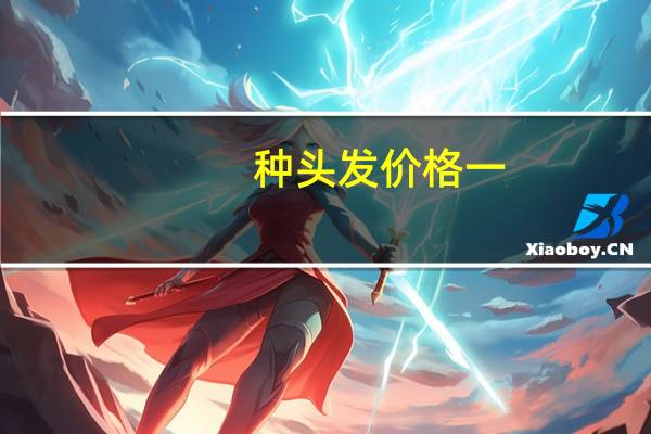 种头发 价格一（种头发 价格）