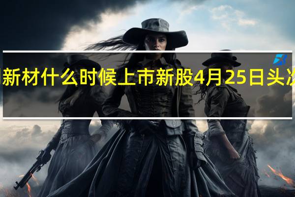 科创新材什么时候上市 新股4月25日头次发行申购