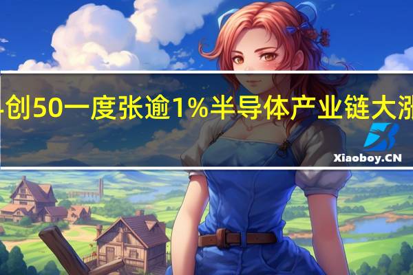 科创50一度张逾1%半导体产业链大涨寒武纪-U 20cm涨停景嘉微涨近15%瑞芯微涨停