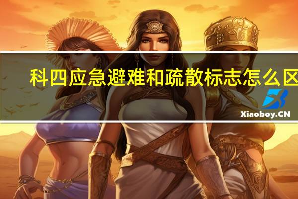 科四应急避难和疏散标志怎么区别
