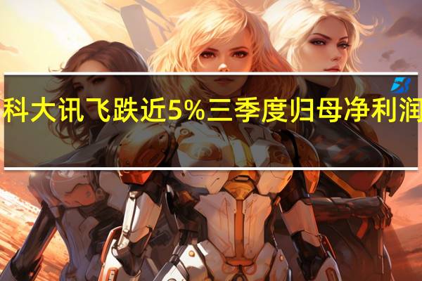 科大讯飞跌近5%三季度归母净利润2579.01万元同比下降81.86%