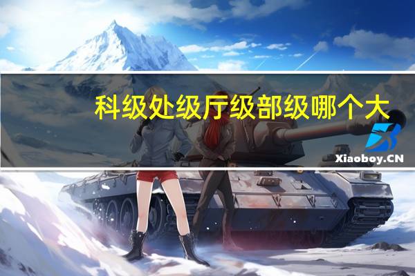 科级处级厅级部级哪个大（科级处级厅级部级）
