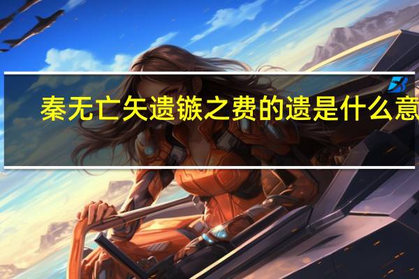 秦无亡矢遗镞之费的遗是什么意思