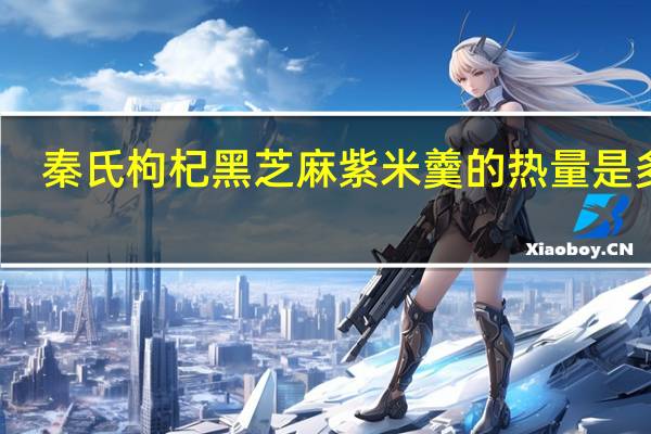 秦氏枸杞黑芝麻紫米羹的热量是多少