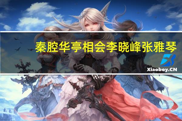 秦腔华亭相会李晓峰张雅琴（秦腔华亭相会）