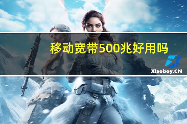 移动宽带500兆好用吗