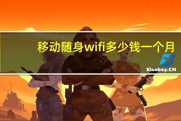 移动随身wifi多少钱一个月（随身wifi多少钱一个月）