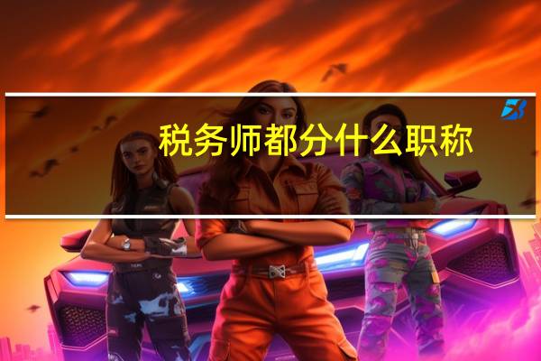 税务师都分什么职称