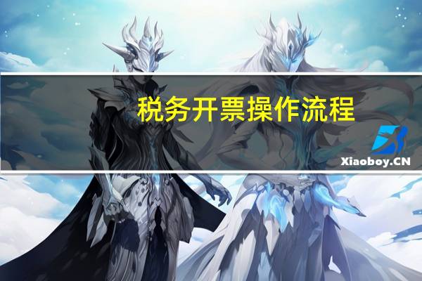 税务开票操作流程(税务开票)
