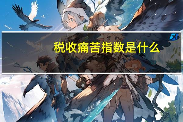 税收痛苦指数是什么