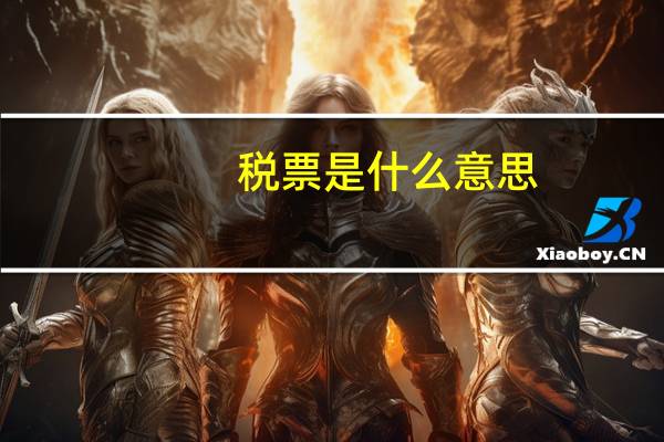 税票是什么意思（税票是什么）