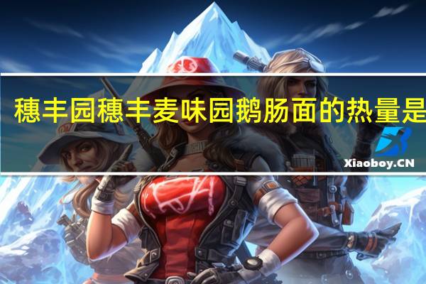 穗丰园 穗丰麦味园 鹅肠面的热量是多少