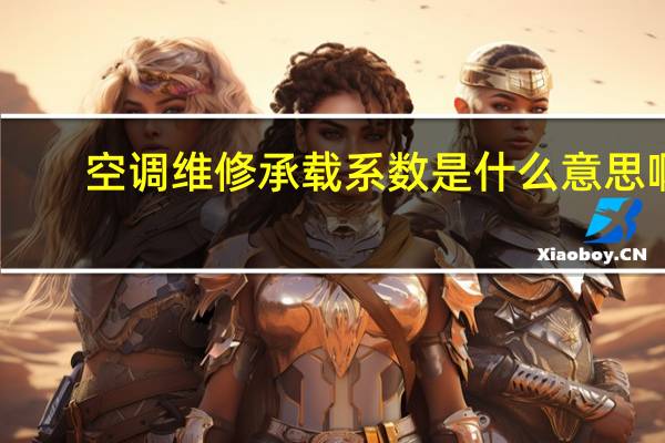 空调维修承载系数是什么意思啊