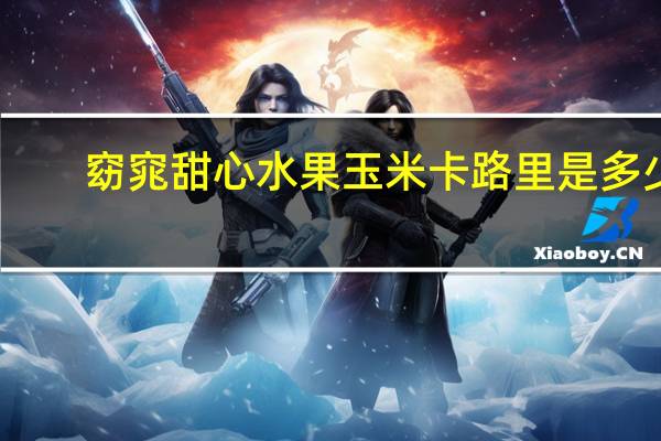窈窕甜心 水果玉米卡路里是多少