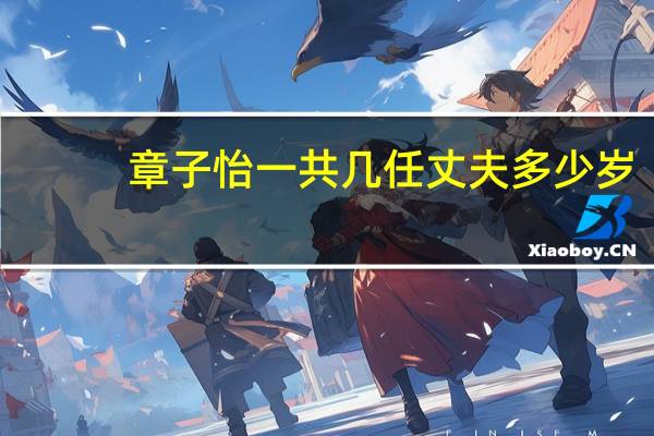 章子怡一共几任丈夫多少岁（章子怡一共几任丈夫）