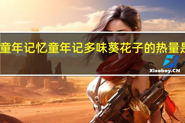 童年记忆 童年记 多味葵花子的热量是多少