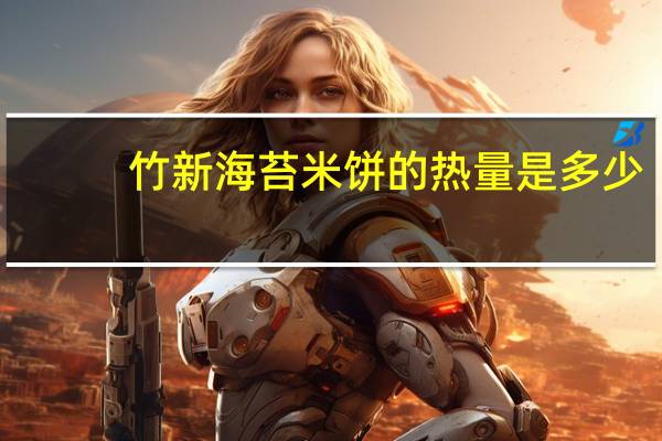 竹新 海苔米饼的热量是多少