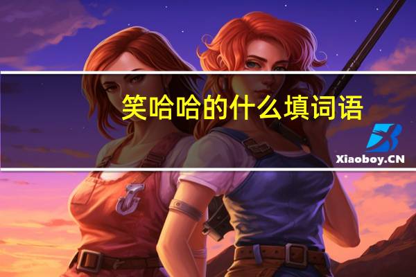 笑哈哈的什么填词语