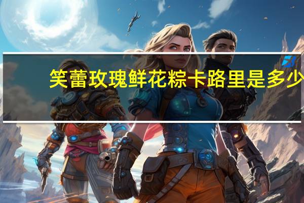 笑蕾 玫瑰鲜花粽卡路里是多少