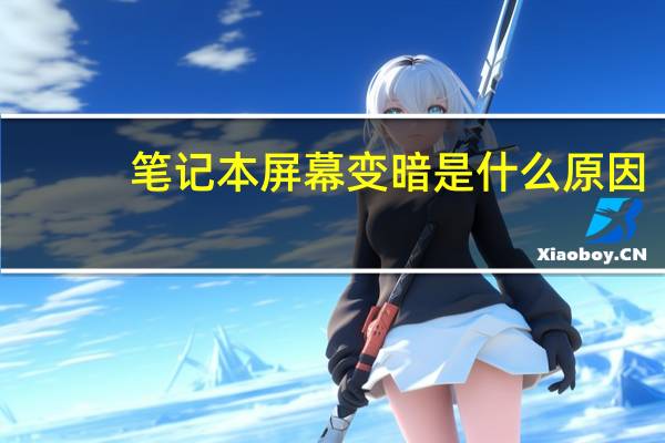 笔记本屏幕变暗是什么原因(笔记本屏幕变暗)