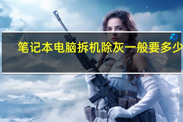 笔记本电脑拆机除灰一般要多少钱