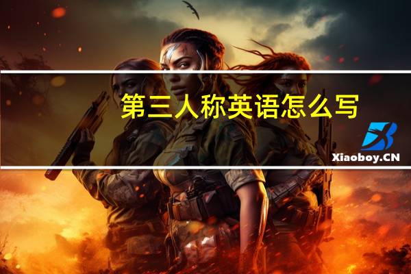 第三人称英语怎么写